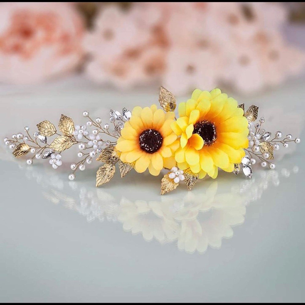 Luvehandicraft Headbands Sun Flower